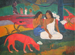 Arearea de Gauguin - Copie - Huile sur toile 61x46 - 06. 2006