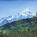 001-Le Mont-Blanc depuis Combloux -  01.09