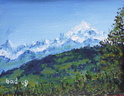 001-Le Mont-Blanc depuis Combloux -  01.09