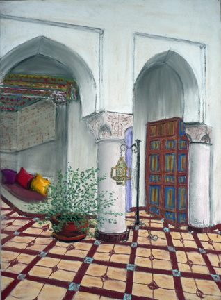 Riad Sahara Nour - Pastel 40x30 - Oct. 2011