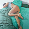 Nu couché - Huile sur toile 46x33 - 04.2012