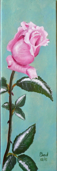 Rose - Huile sur toile 30x10 - 12.2012.jpg