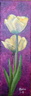 Tulipe jaune - Huile sur toile 10x30 - 03.2013