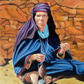 Femme berbère - Huile sur toile 73x54 - 02.2014