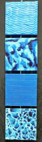 Quadriptyque Variations en bleu de céruléum - A Henri - Acrylique et huile sur toile 4x30x30 - 04.2016.jpg