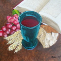 Le Pain et le Vin - Huile sur toile 41x33 - 05.2024
