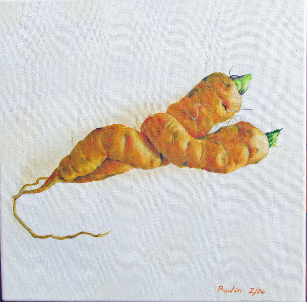 Carottes passionnées - Huile sur toile 30x30 - 02.2026.jpg